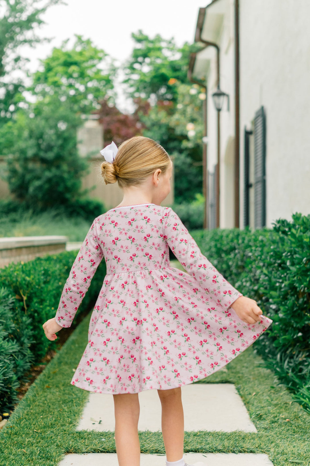 Zinnia Blooms Twirl Dress