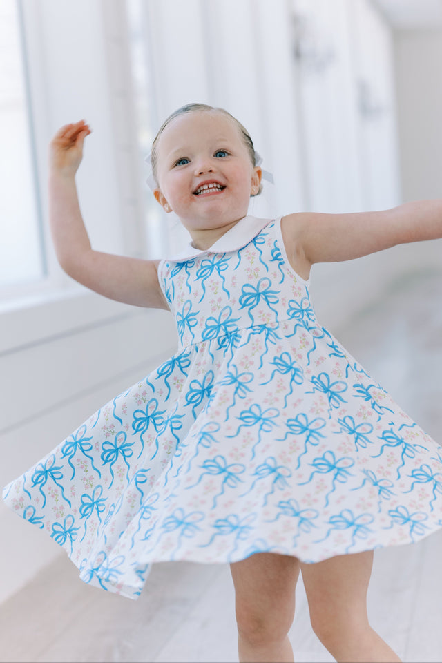 Blossom Bow Twirl Dress