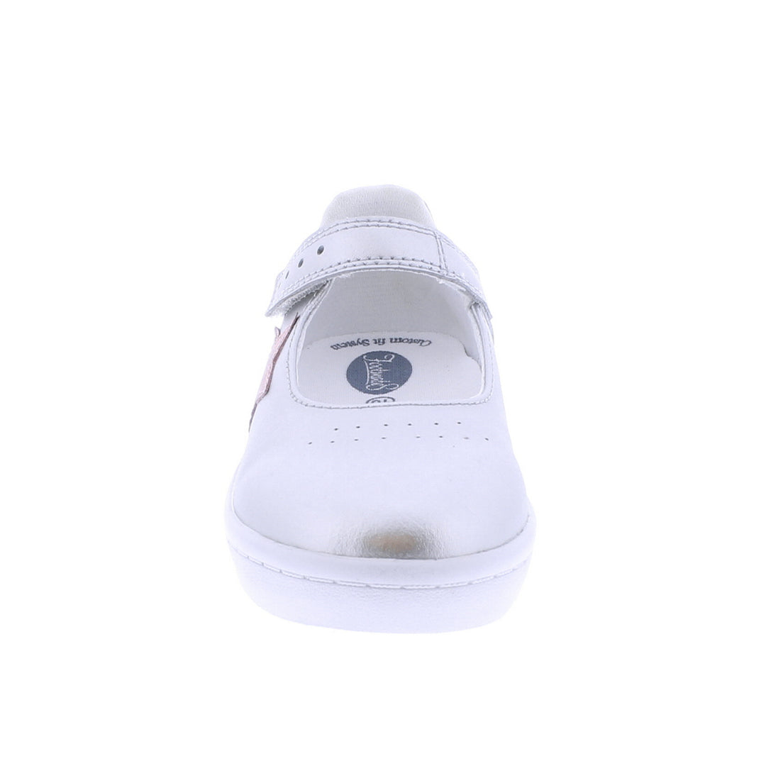 Stella Leather Mary Jane - Silver/Rose