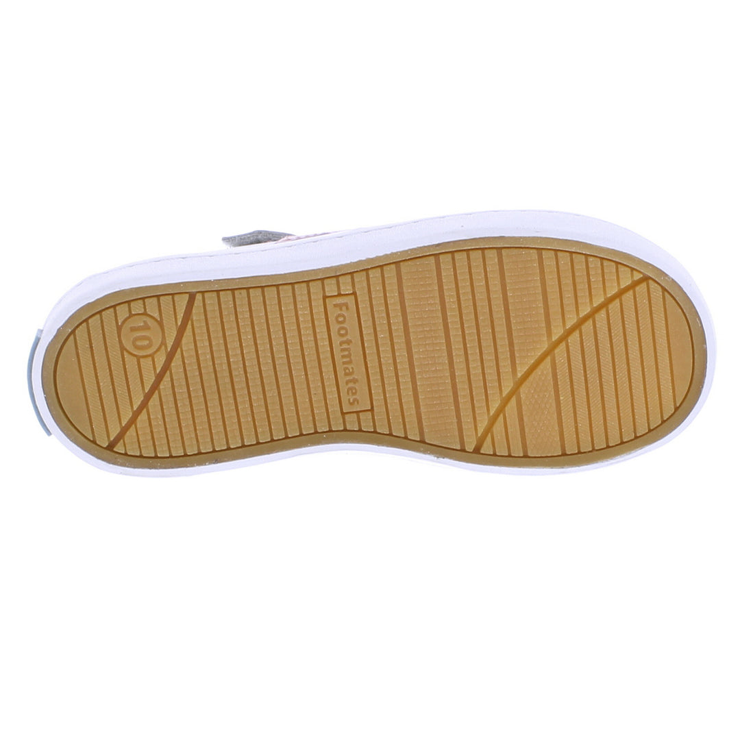 Stella Leather Mary Jane - Silver/Rose
