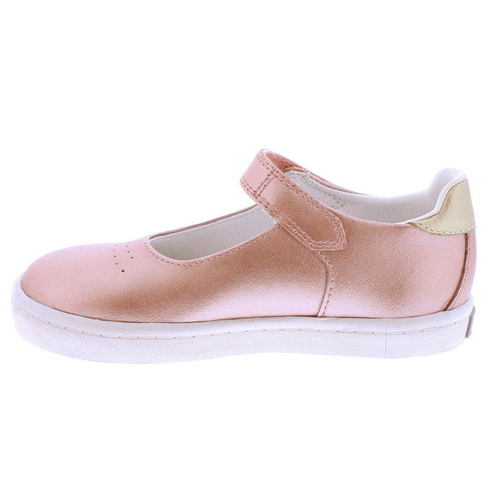 Stella Mary Jane Leather Sneaker - Rose Gold