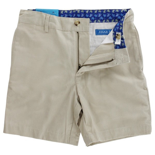 Khaki Twill Shorts