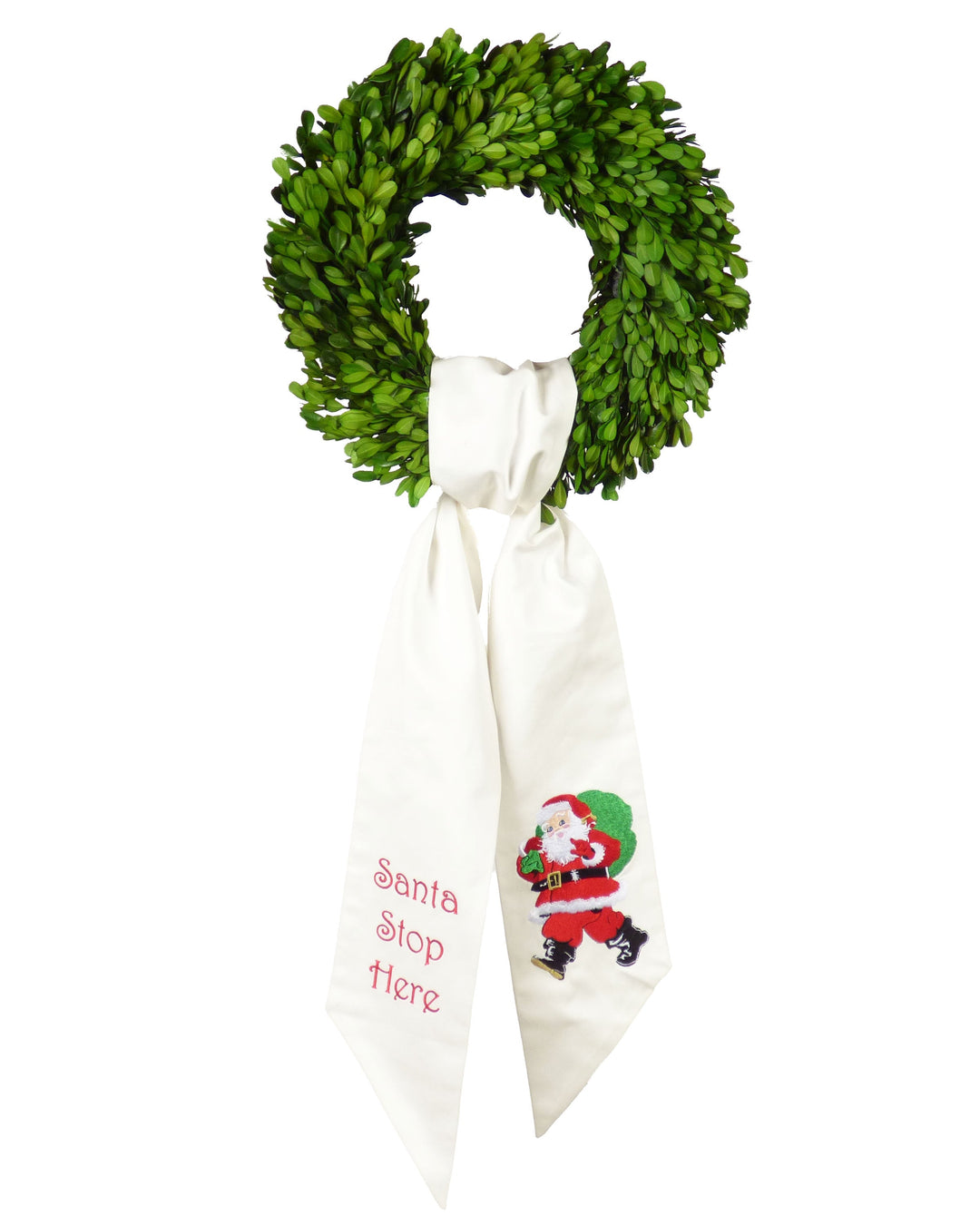 Wreath Sash - Santa