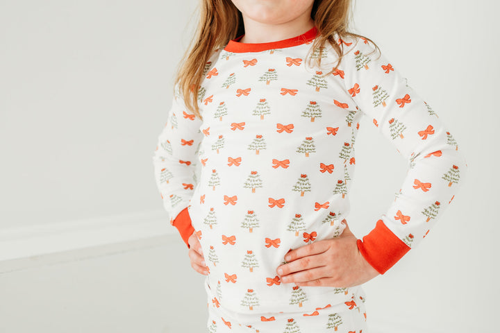 Holiday Bows 2 Piece PJs