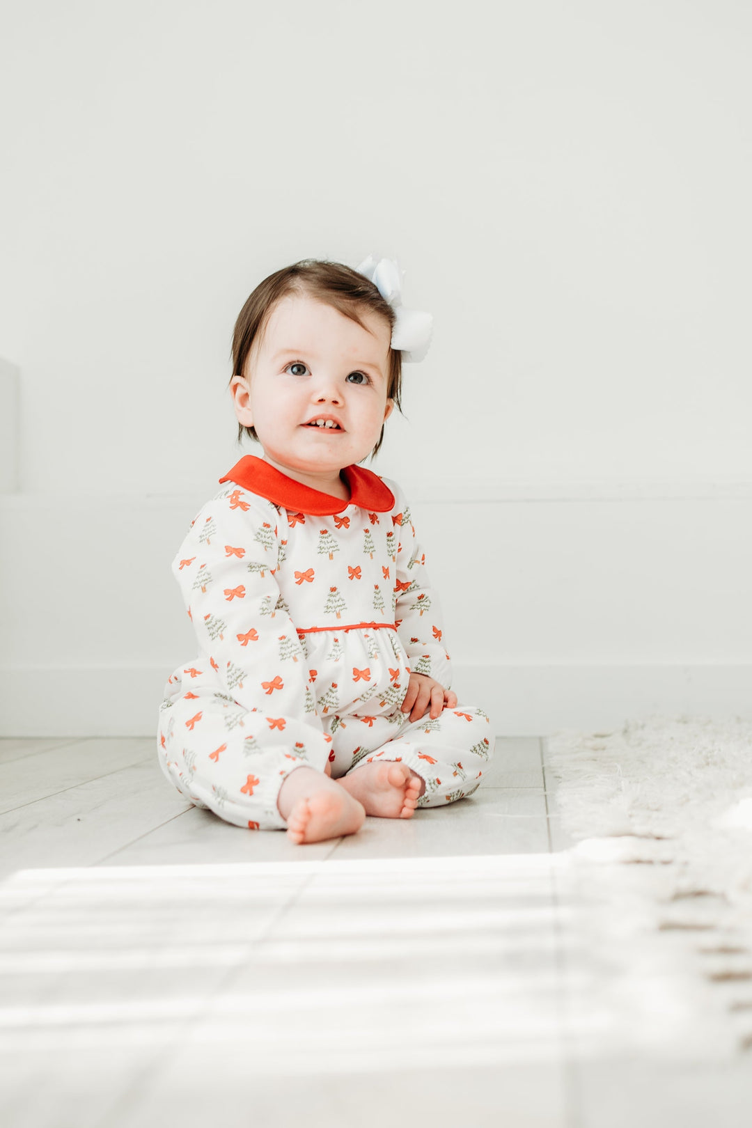 Holiday Bows Romper