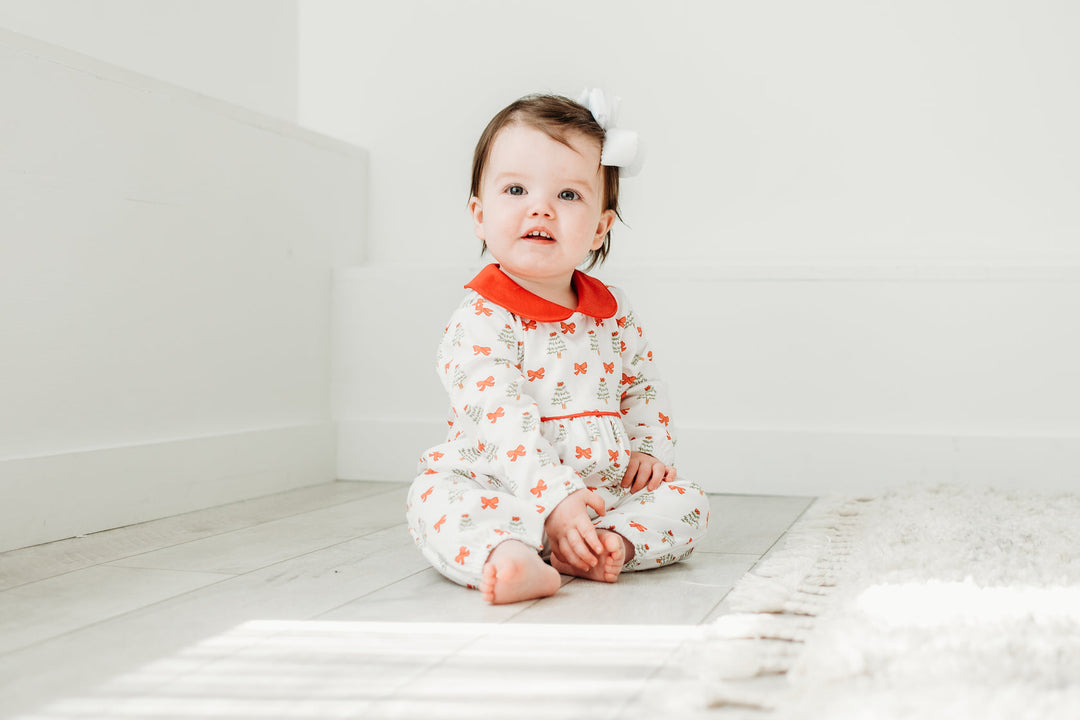 Holiday Bows Romper