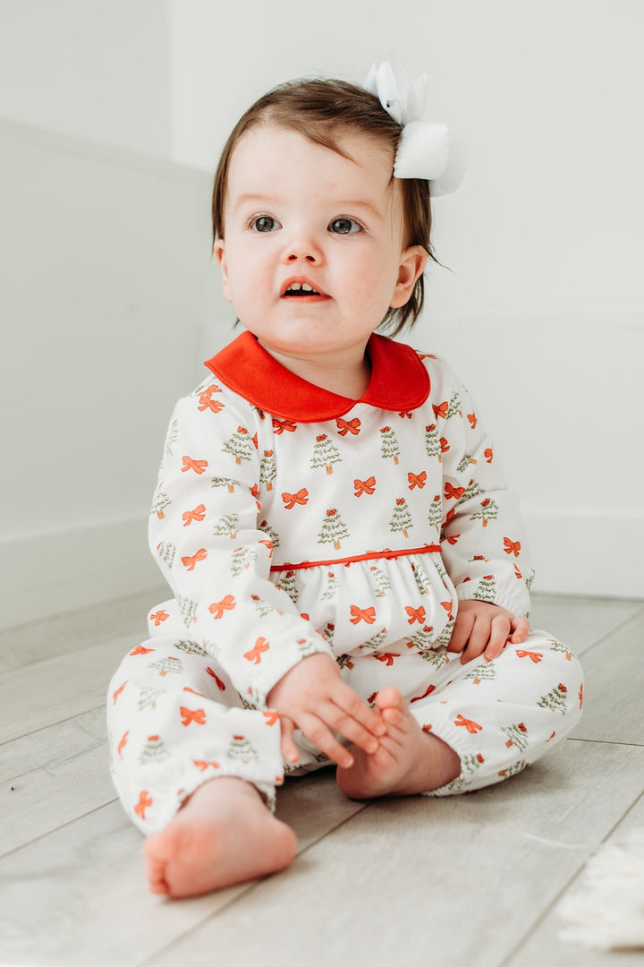 Holiday Bows Romper