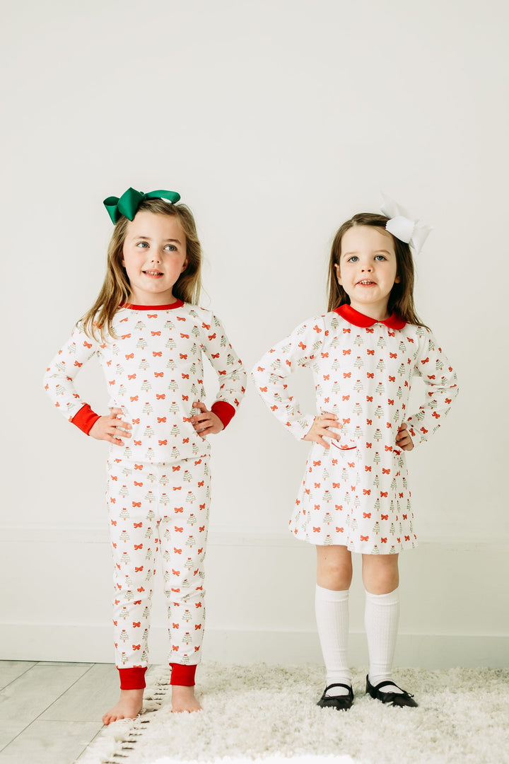 Holiday Bows 2 Piece PJs