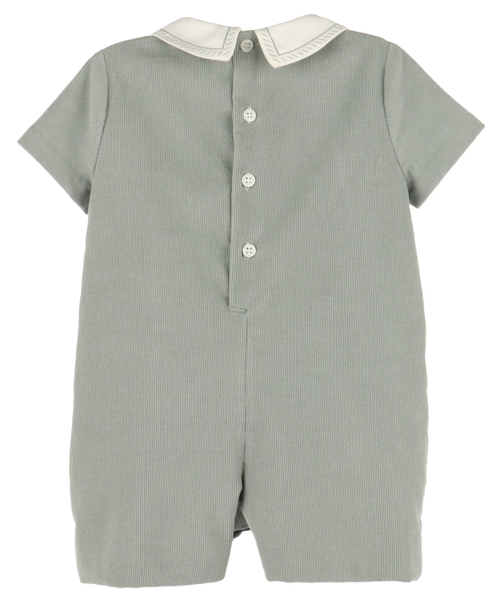 Cozy Cord Boy Romper