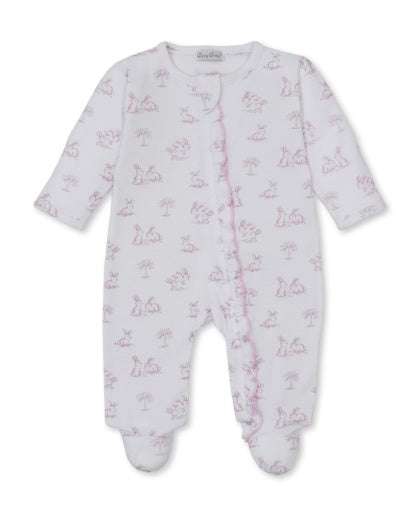 Footie w/ Ruffle Zipper