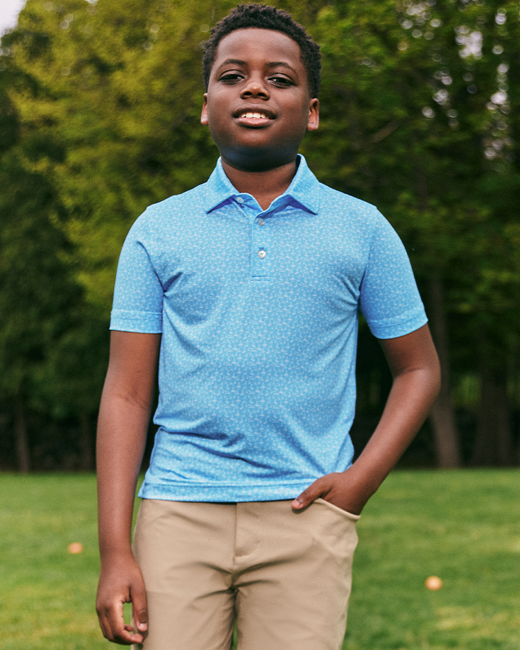 Performance Jr. Jersey Polo - Sunset Sound