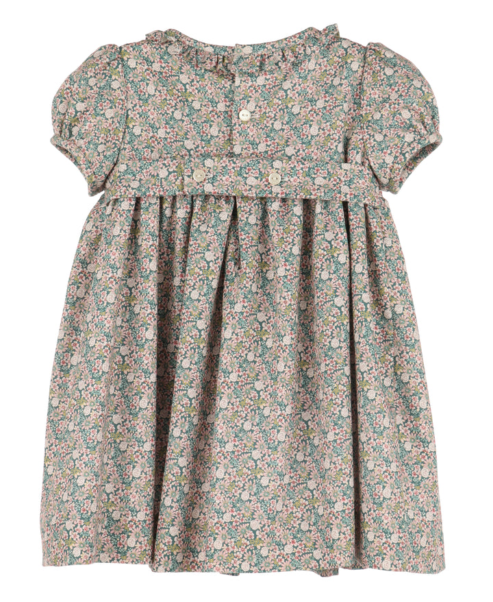 Forest Floral Smocked Dress