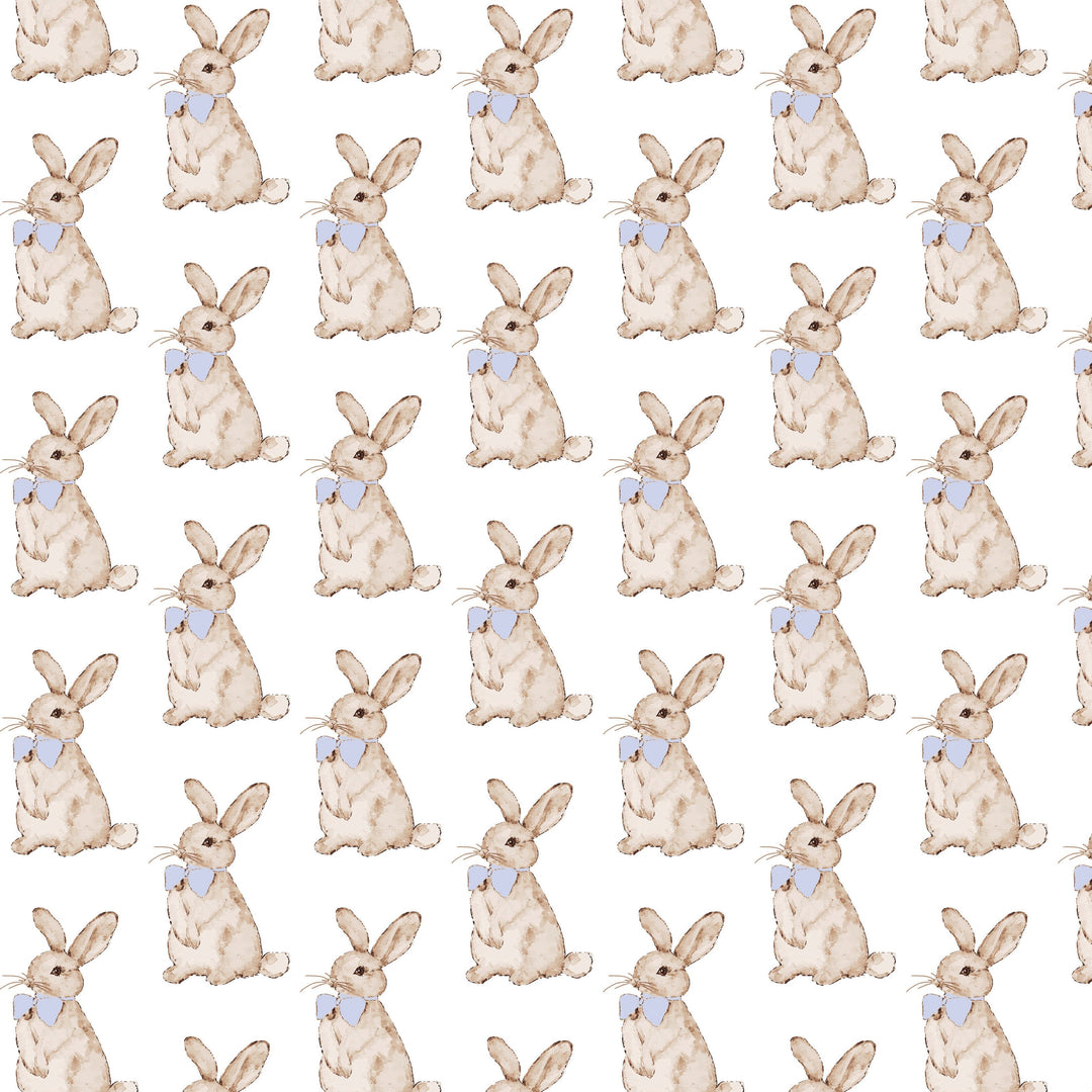 Parker Zipper Pajamas for Boys -  Easter Bunnies Blue