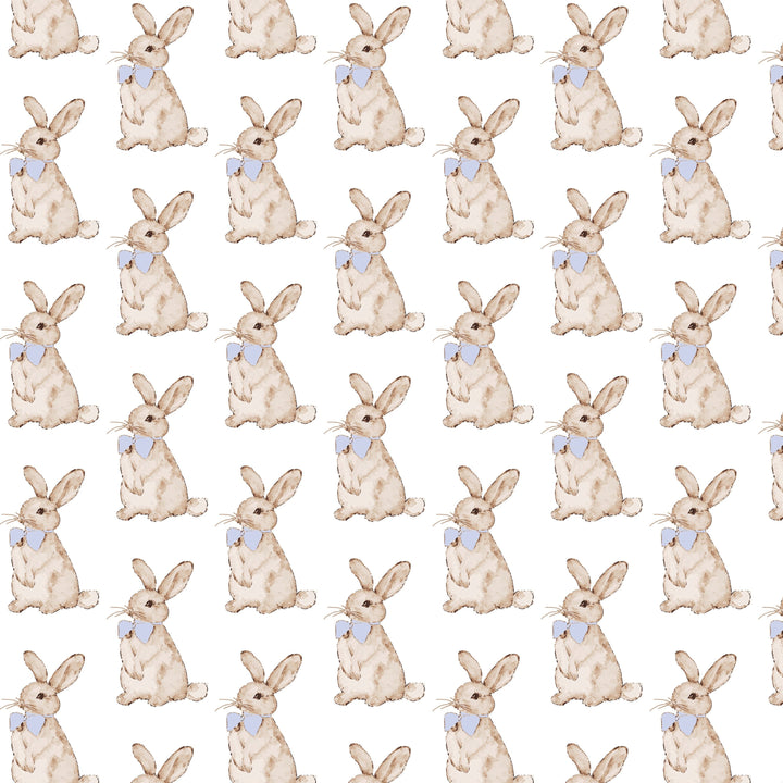 Parker Zipper Pajamas for Boys -  Easter Bunnies Blue