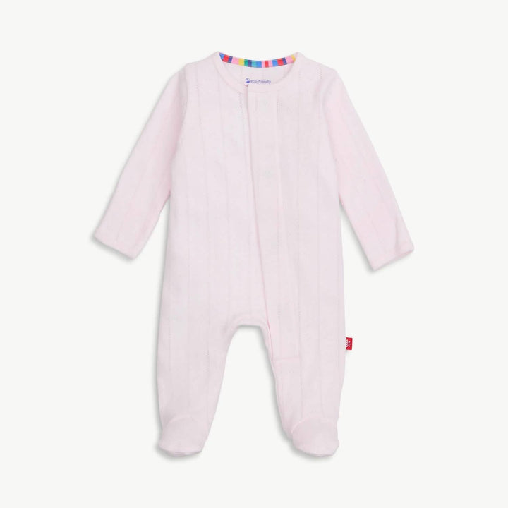 Love Lines Magnetic Footie - Pink