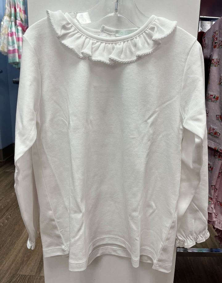 Long-Sleeved Ruffle Top