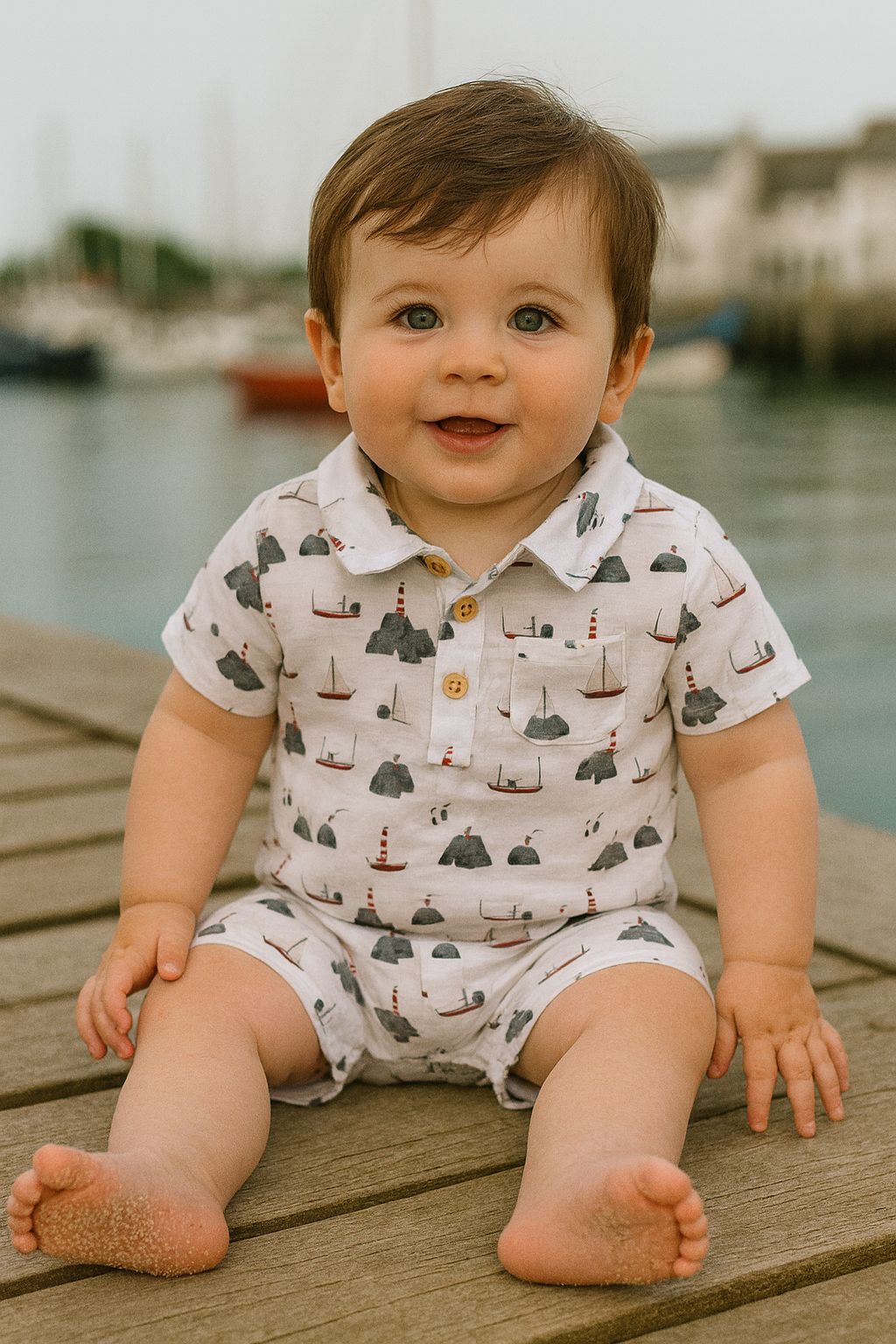 Molokai Printed Romper