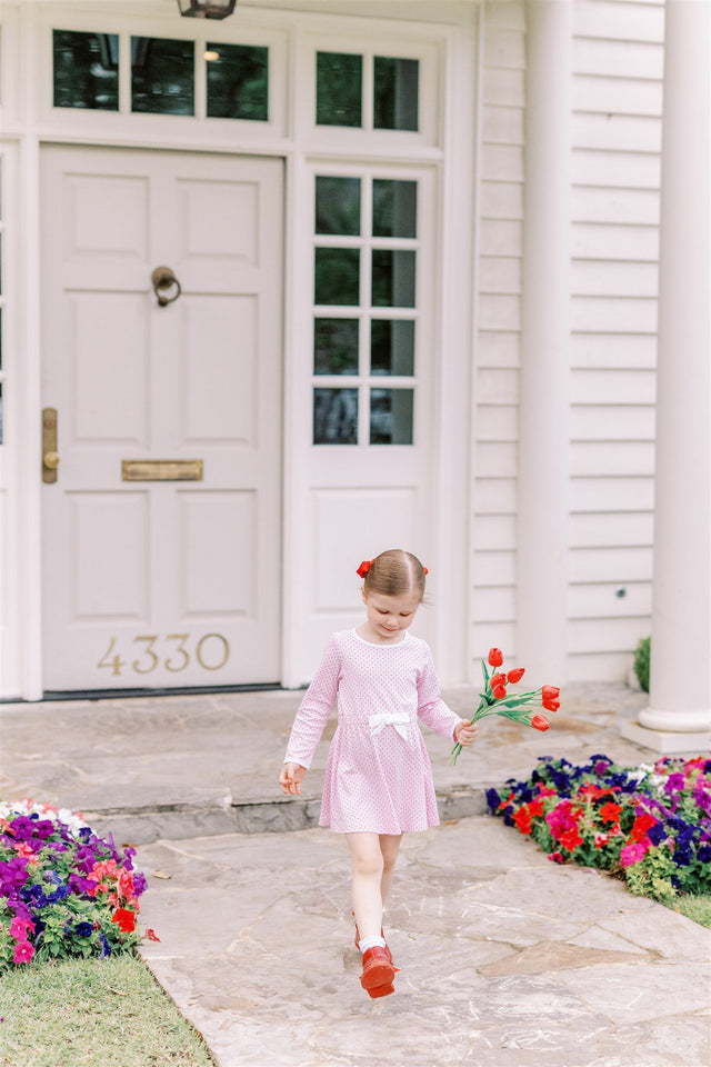 Red Dot Waist Dress