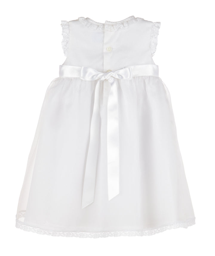 Organza Silk Dress - White