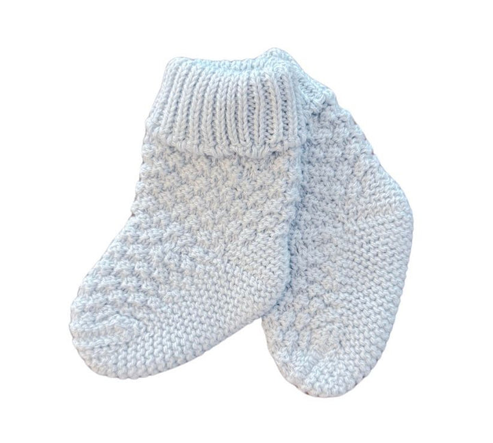 Pebble Stitch Booties
