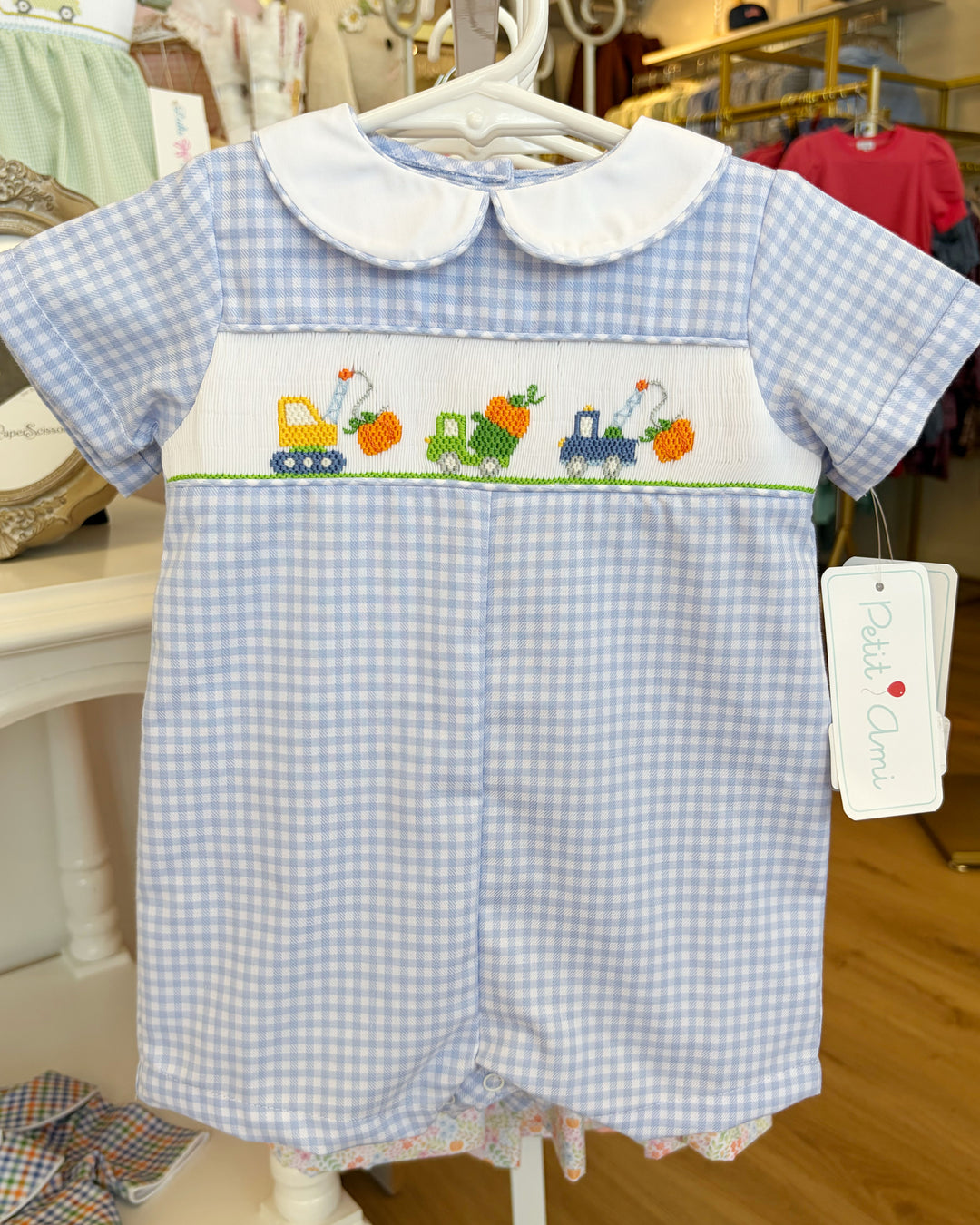 Pumpkin Truck Romper