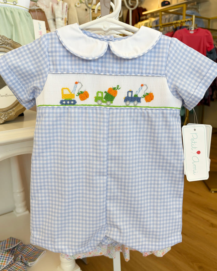 Pumpkin Truck Romper