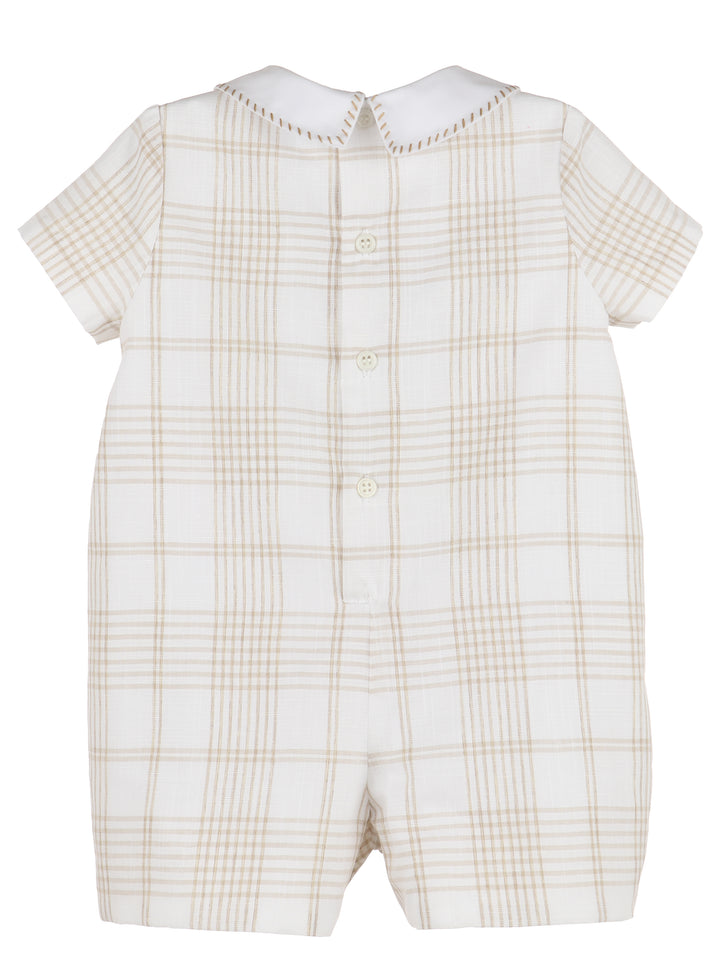 Plaid Boy Romper