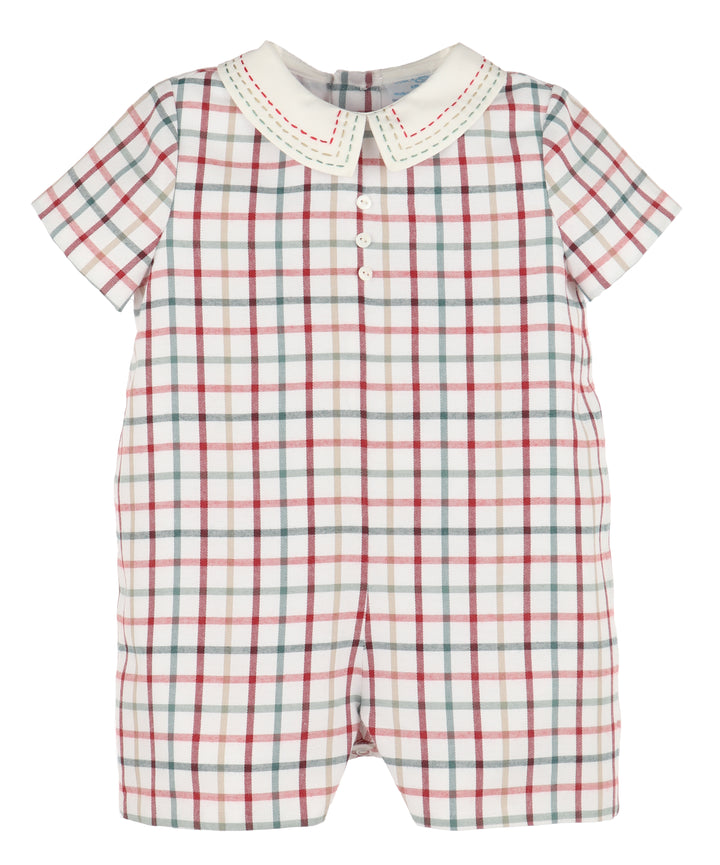 Tattersall Boy Romper