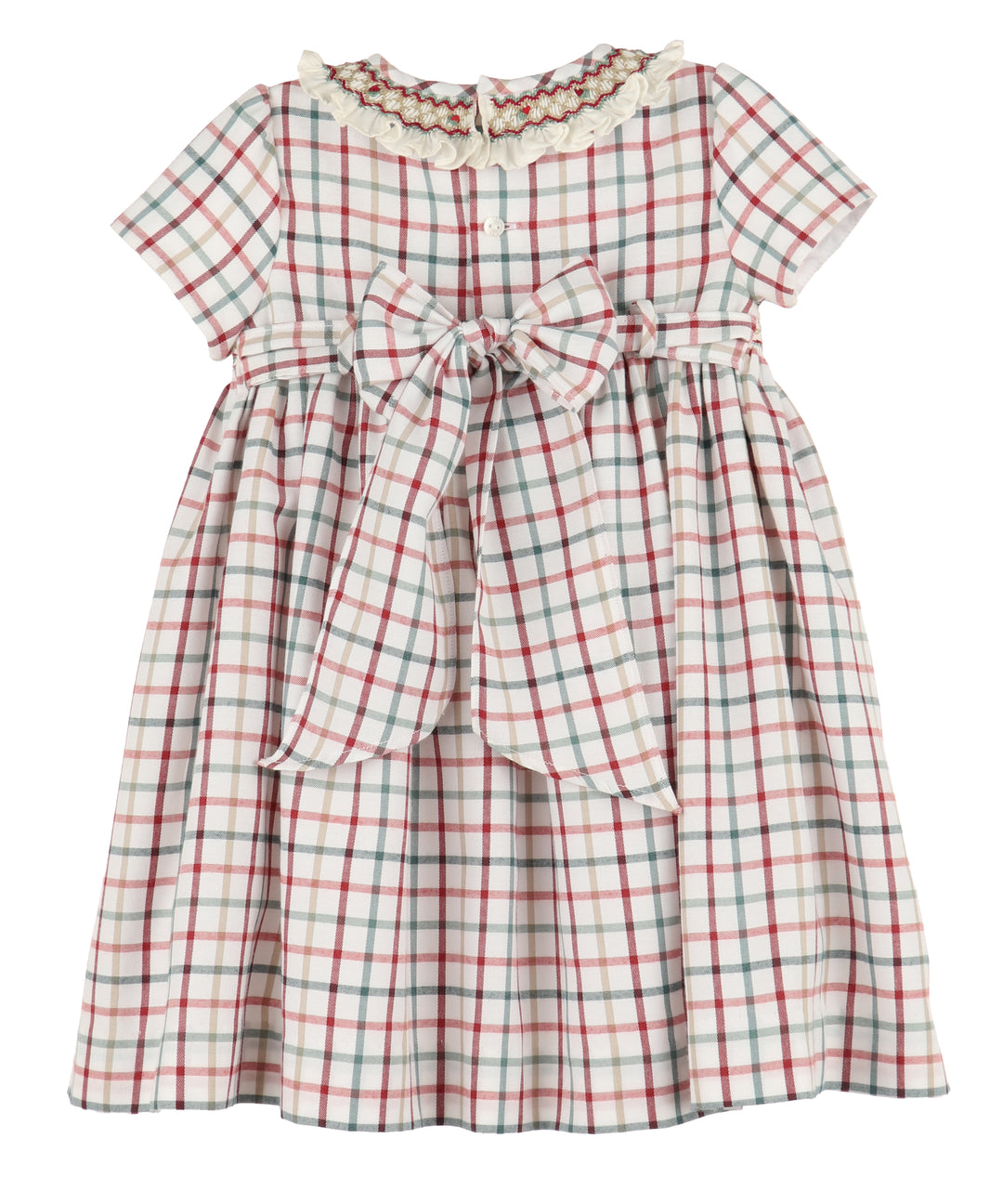 Tattersall Smocked Dress