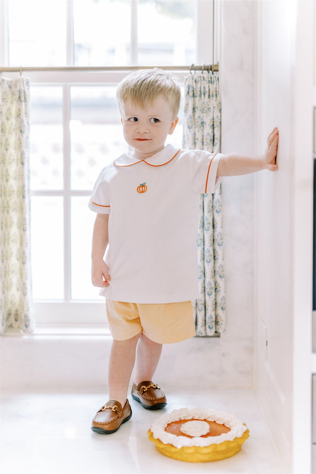 Pembroke Pumpkin Short Set