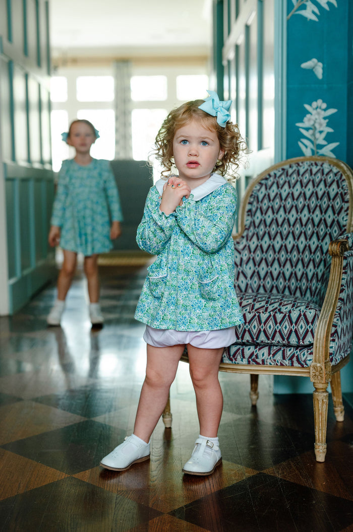 Blue Aster Bloomer Set