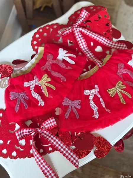 Sequin Bow Tutu