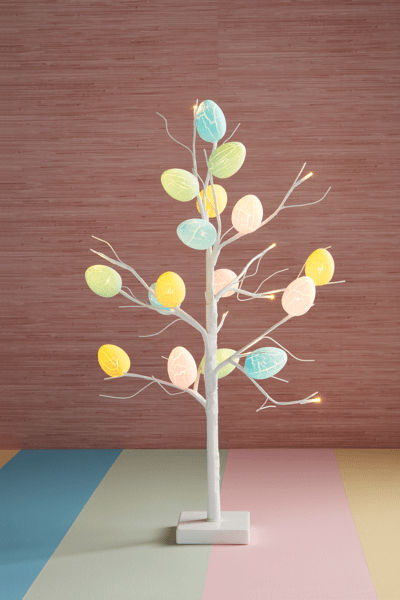 Easter Egg Light-Up Tree