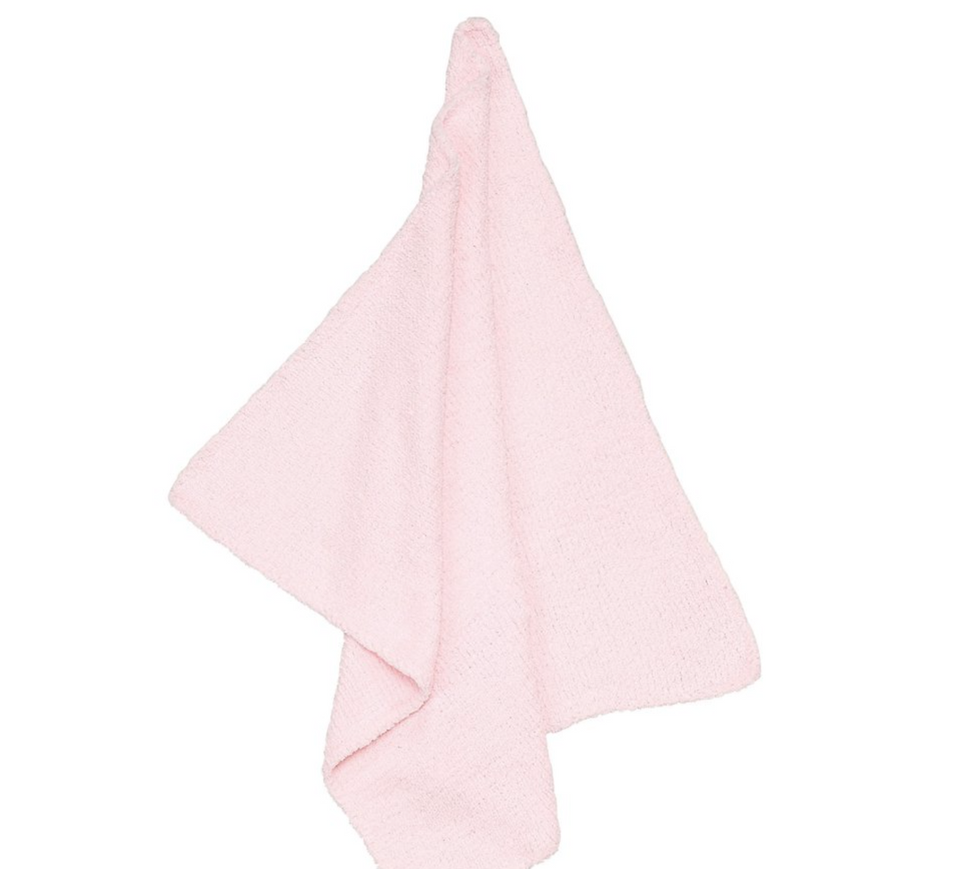 Angel Dear Chenille Pretty Pink Blanket