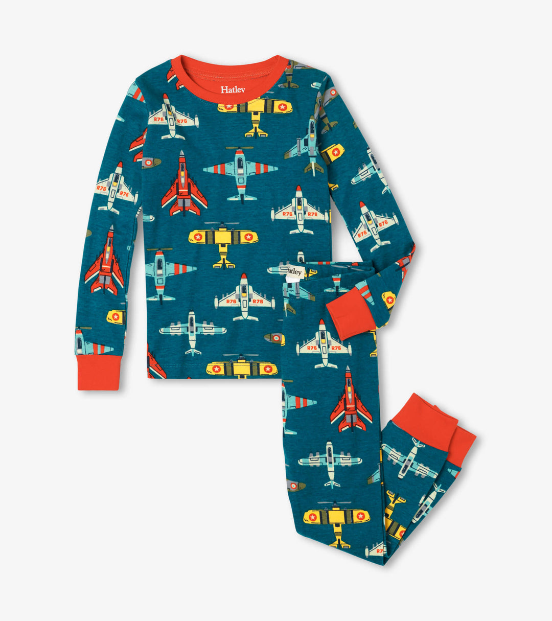 Flying Aircrafts Organic Cotton Pajama